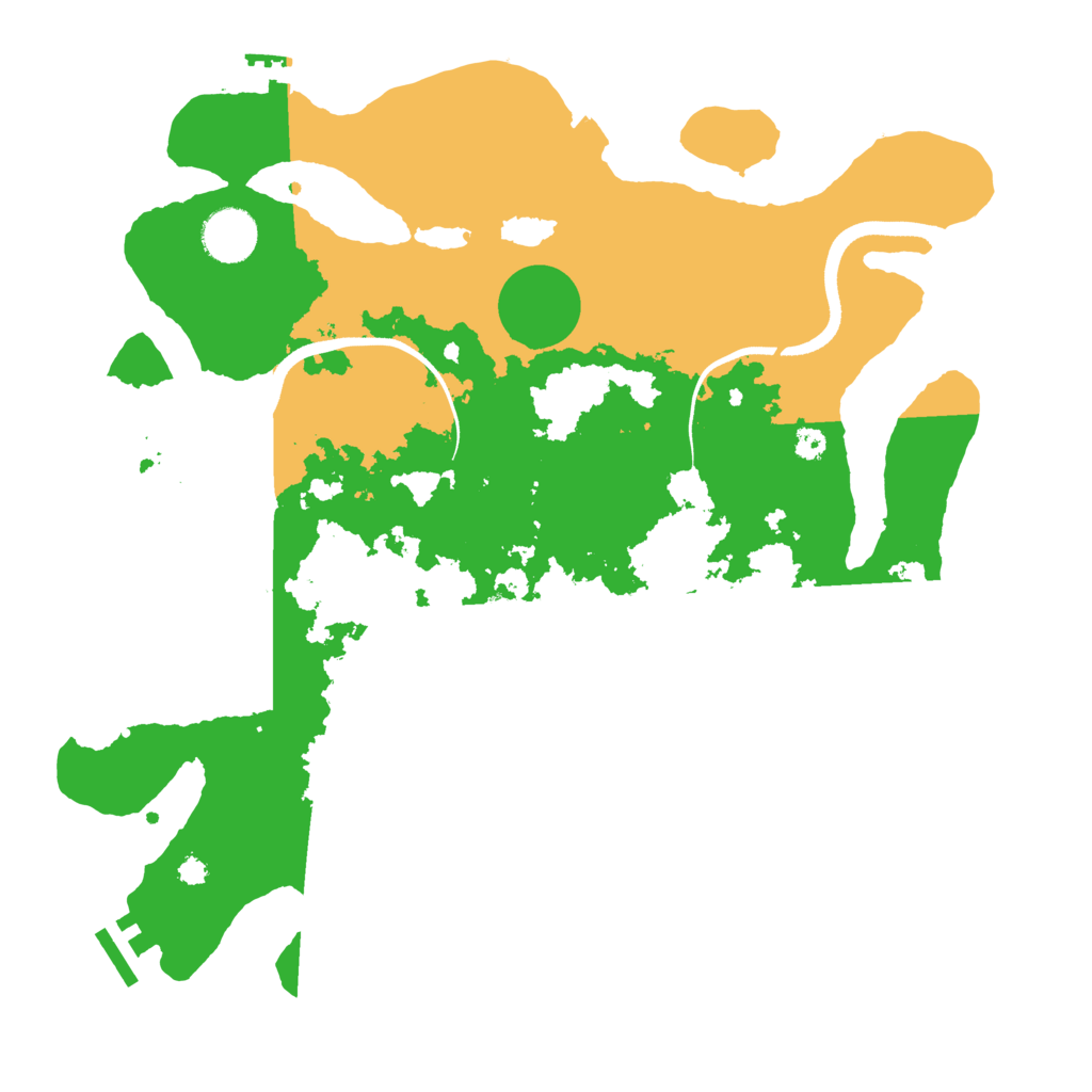 Biome Rust Map: Procedural Map, Size: 3500, Seed: 1929579473