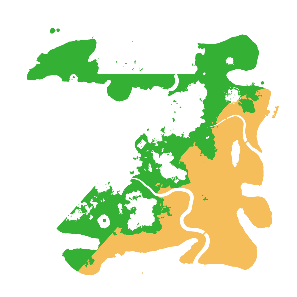 Biome Rust Map: Procedural Map, Size: 3500, Seed: 2110048785