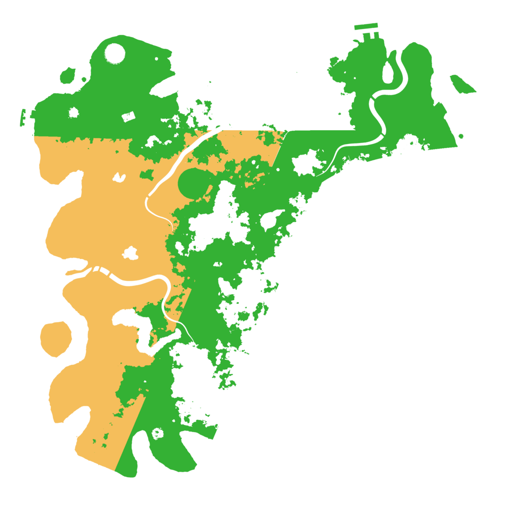 Biome Rust Map: Procedural Map, Size: 4500, Seed: 1374883730