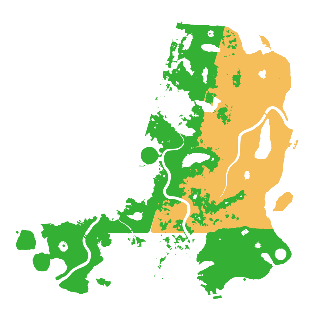 Biome Rust Map: Procedural Map, Size: 4800, Seed: 138352624