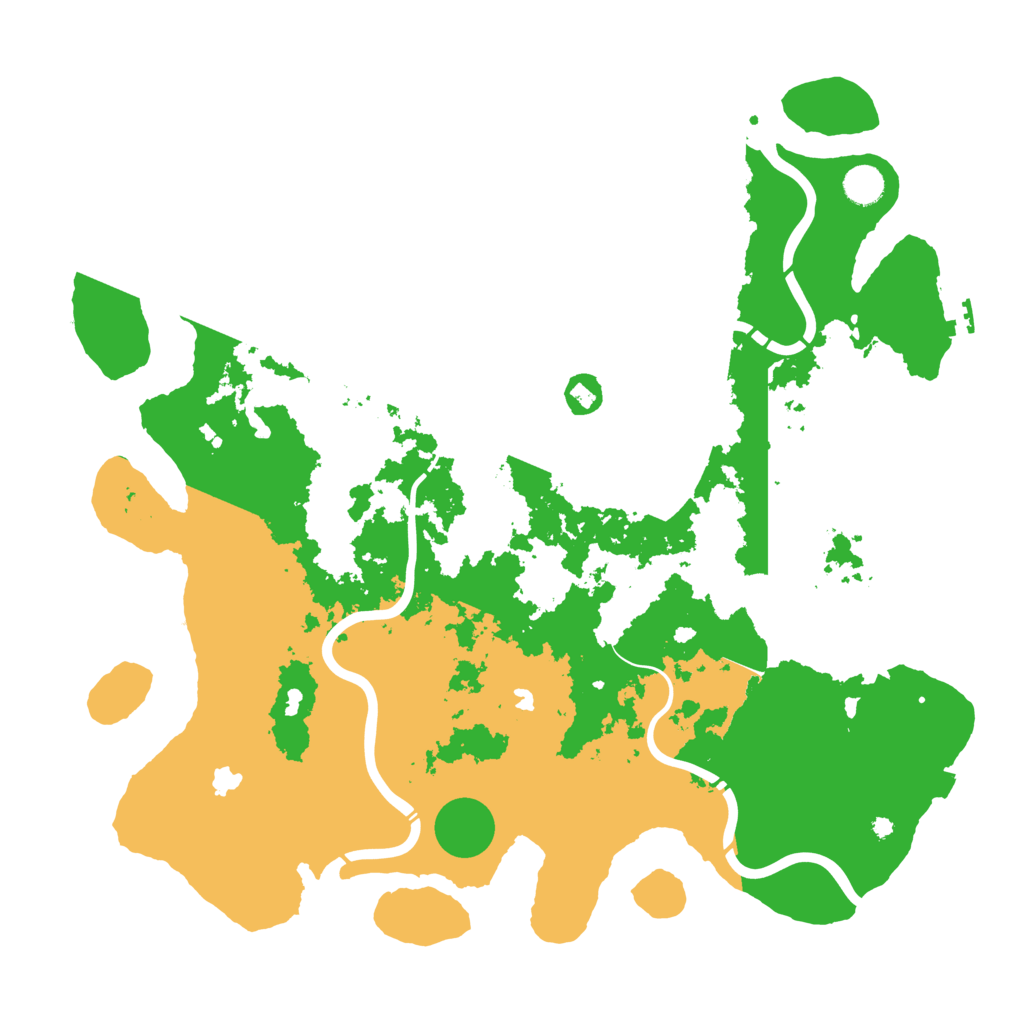 Biome Rust Map: Procedural Map, Size: 4500, Seed: 2104608944