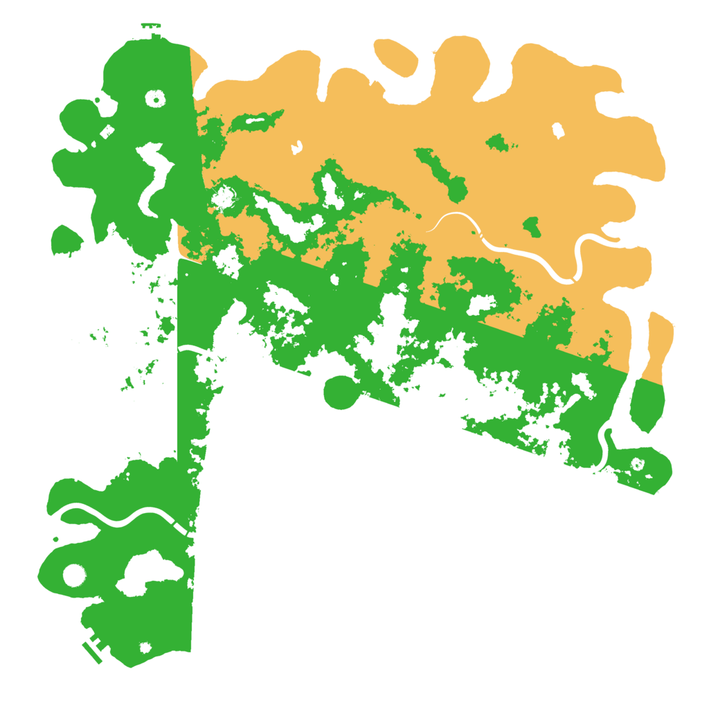Biome Rust Map: Procedural Map, Size: 5500, Seed: 1288630367