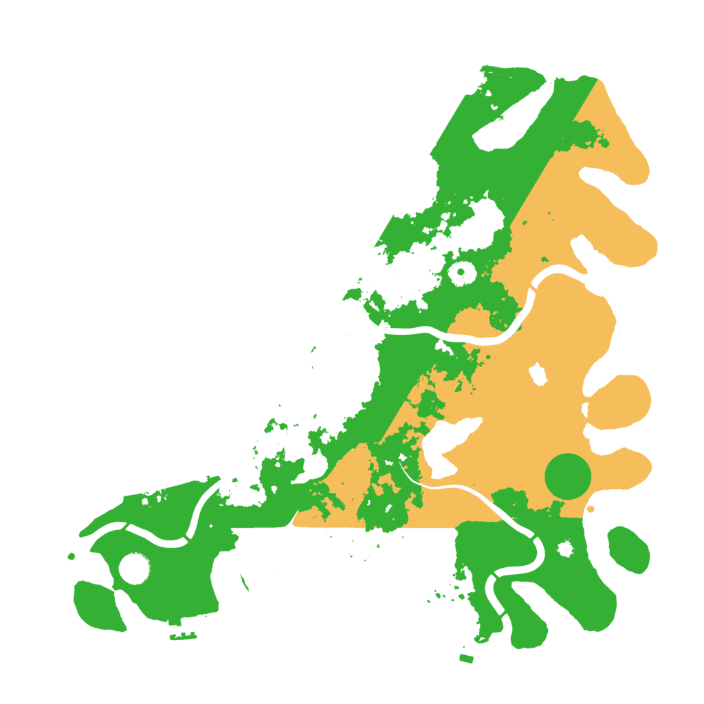 Biome Rust Map: Procedural Map, Size: 4000, Seed: 692786313