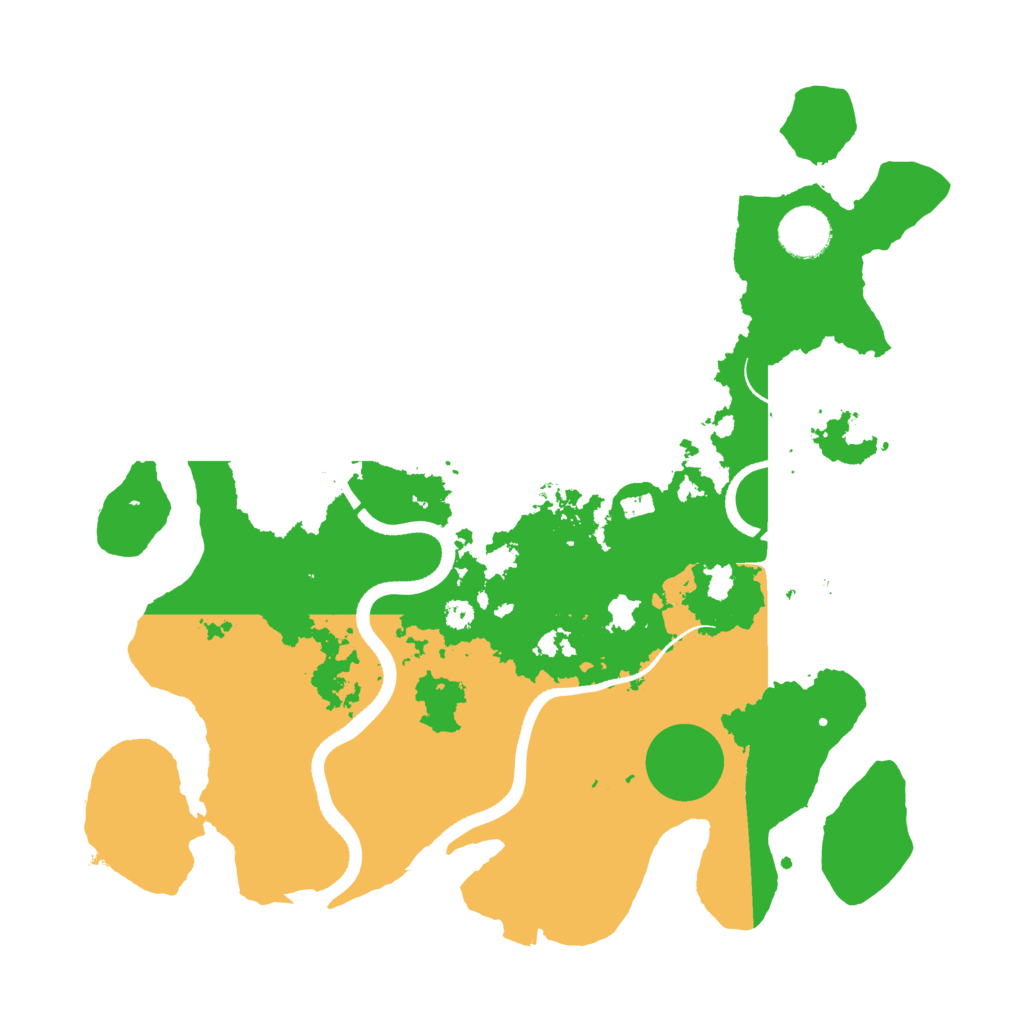 Biome Rust Map: Procedural Map, Size: 3500, Seed: 2032835654