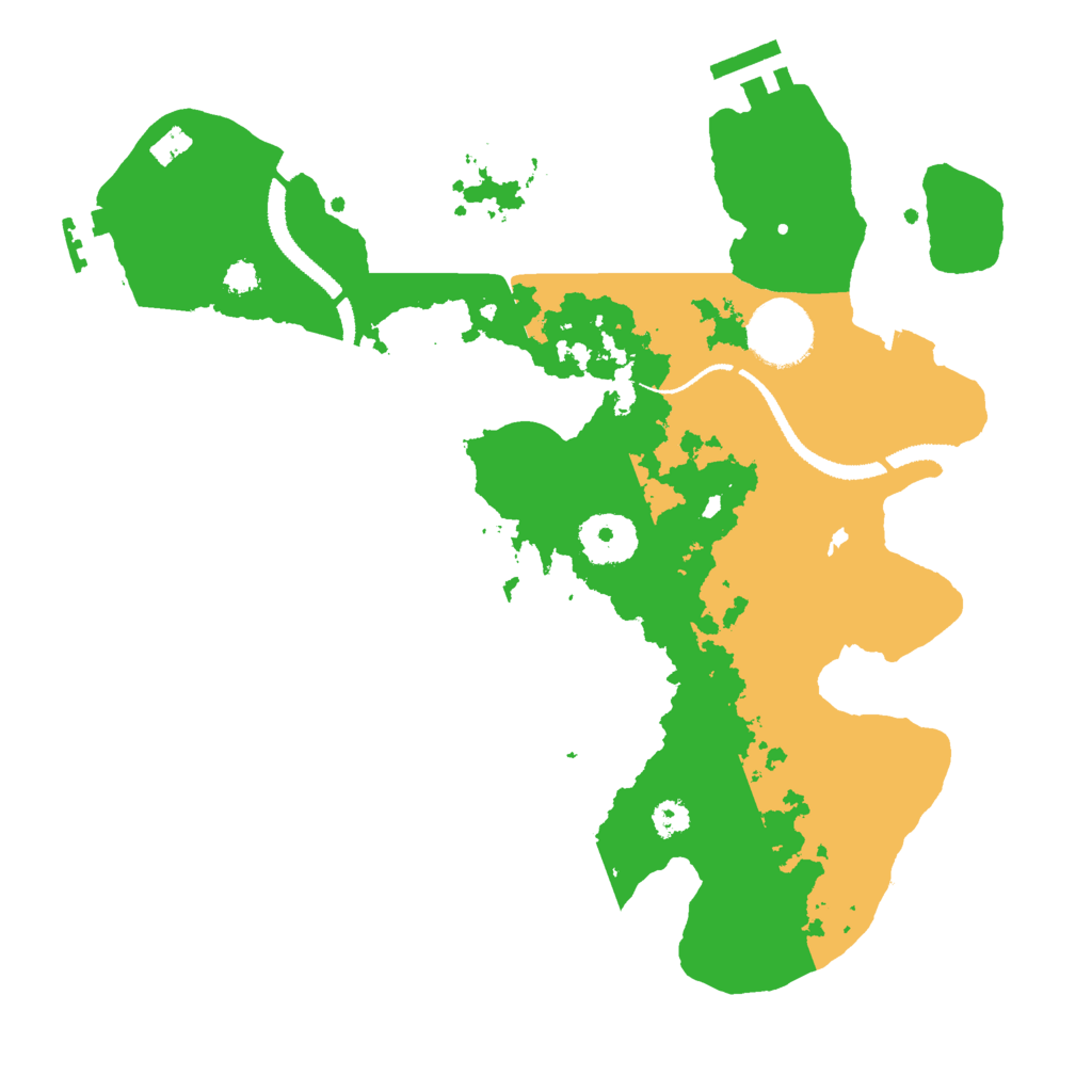 Biome Rust Map: Procedural Map, Size: 3000, Seed: 1690729372