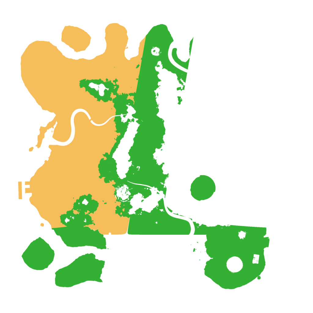 Biome Rust Map: Procedural Map, Size: 3600, Seed: 1954726074
