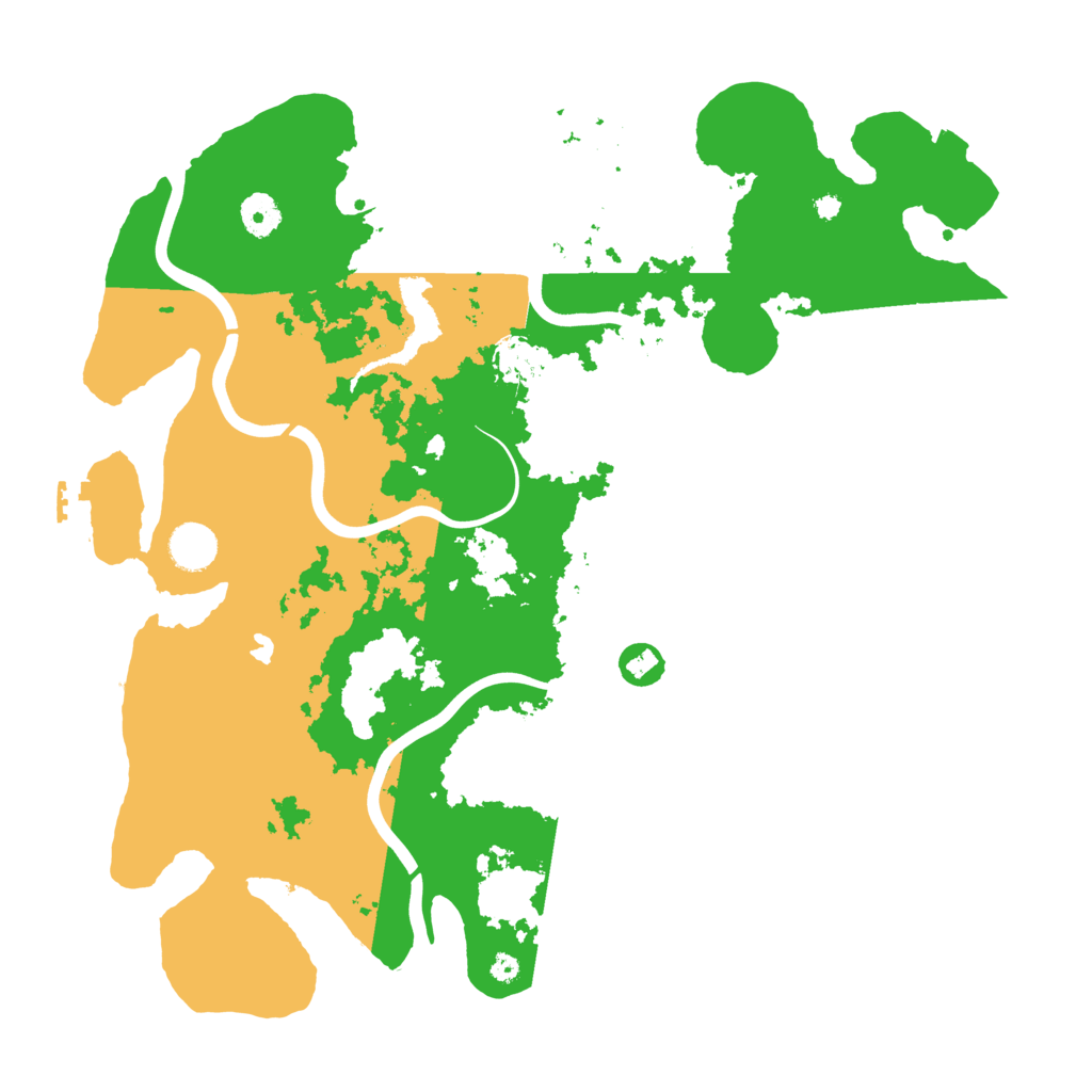 Biome Rust Map: Procedural Map, Size: 4000, Seed: 1223149121