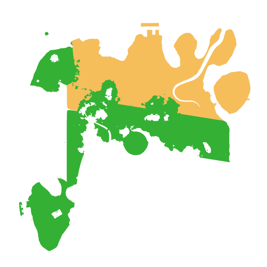 Biome Rust Map: Procedural Map, Size: 3000, Seed: 82689