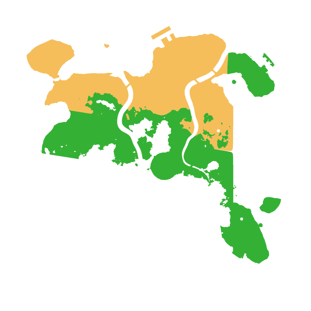 Biome Rust Map: Procedural Map, Size: 3000, Seed: 1356923124