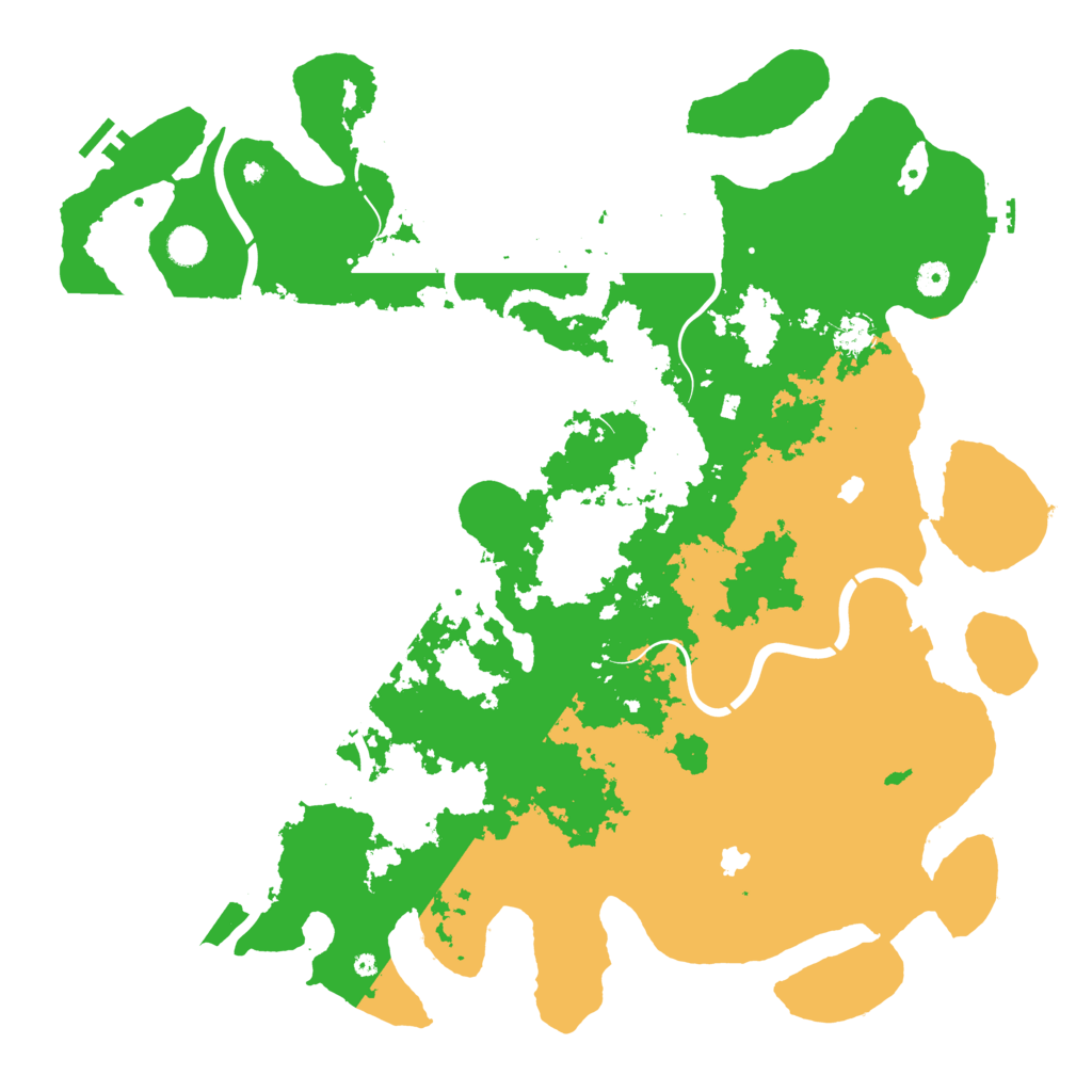 Biome Rust Map: Procedural Map, Size: 4800, Seed: 1021091396