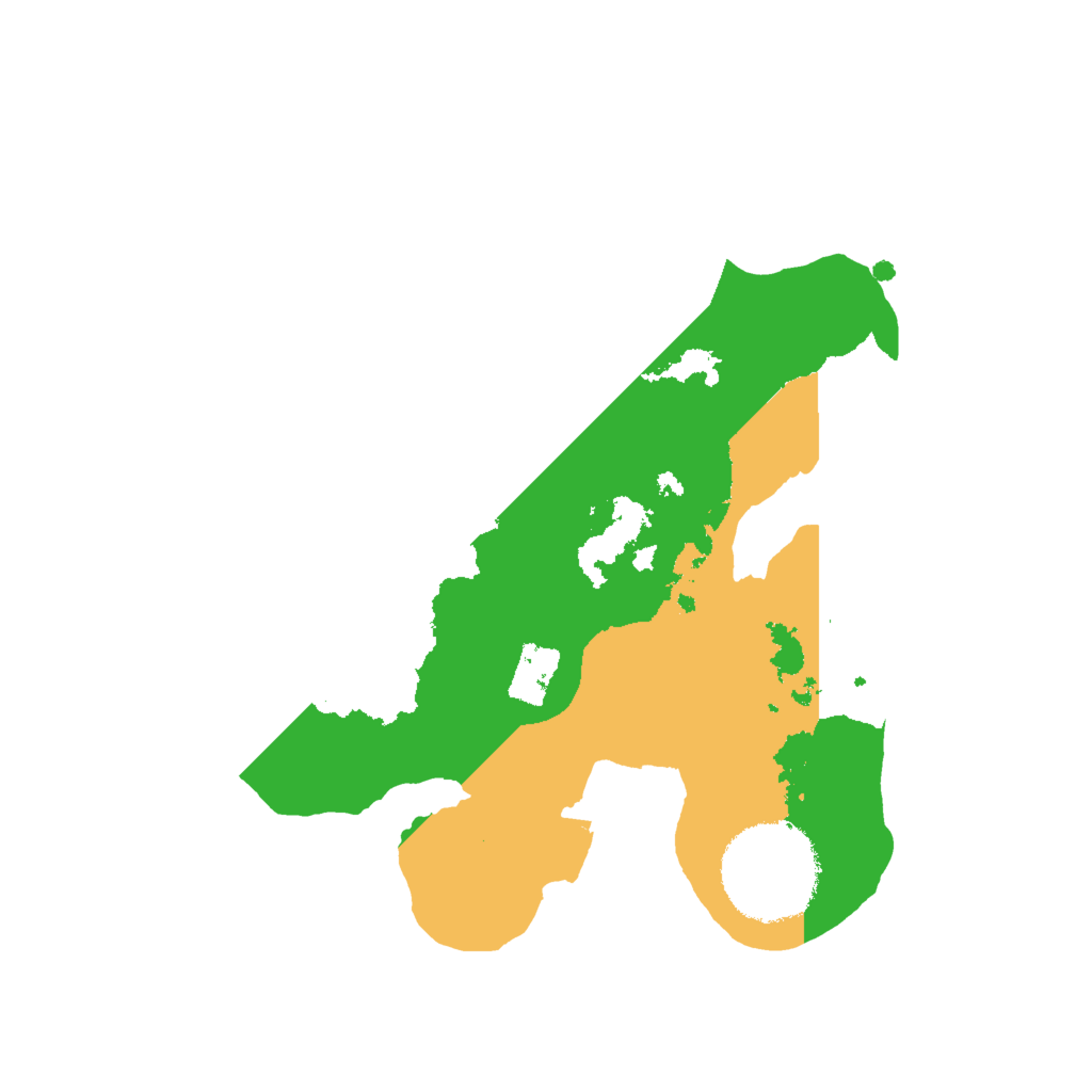 Biome Rust Map: Procedural Map, Size: 2000, Seed: 12345123