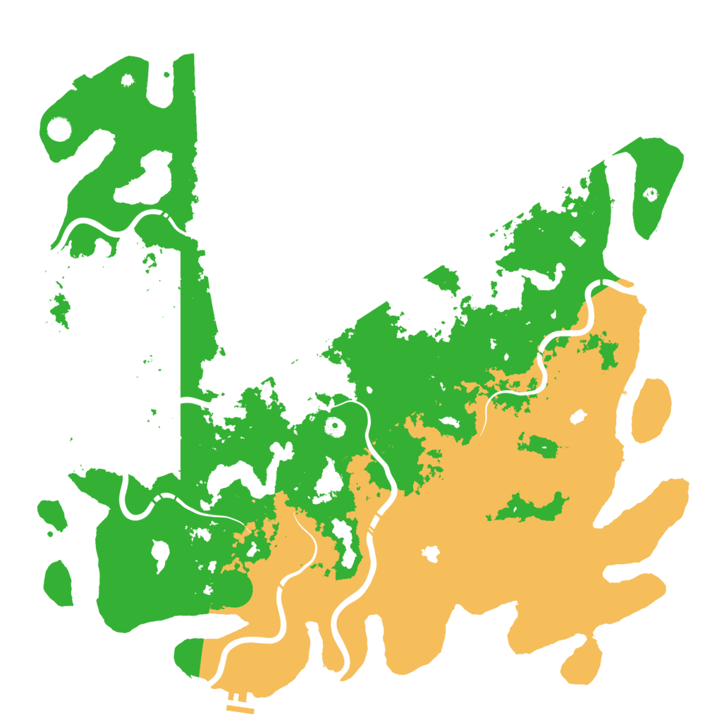 Biome Rust Map: Procedural Map, Size: 5250, Seed: 456473848