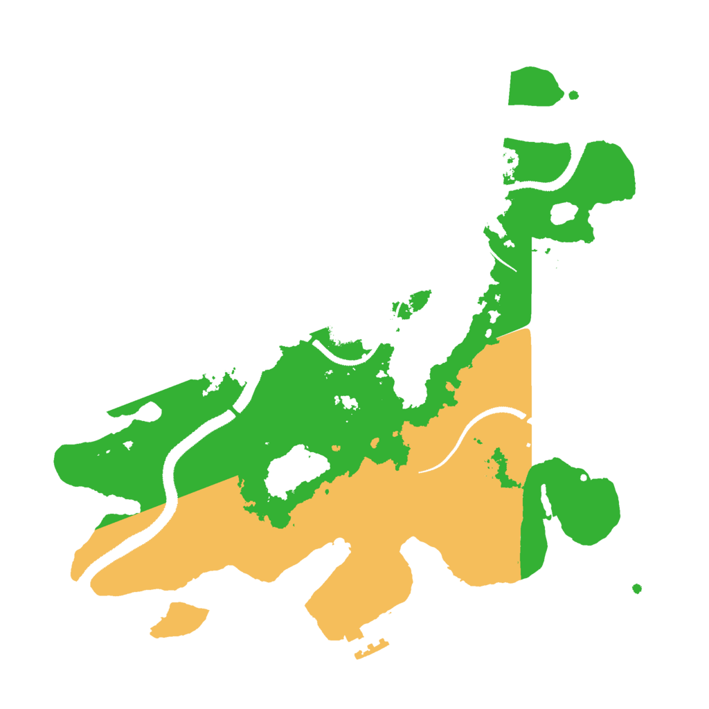 Biome Rust Map: Procedural Map, Size: 3000, Seed: 2072637368
