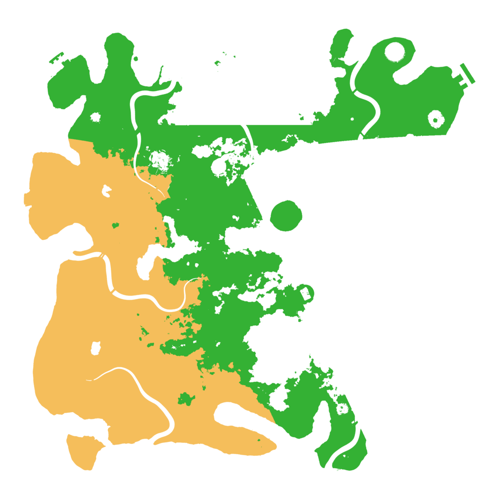 Biome Rust Map: Procedural Map, Size: 4500, Seed: 61992556