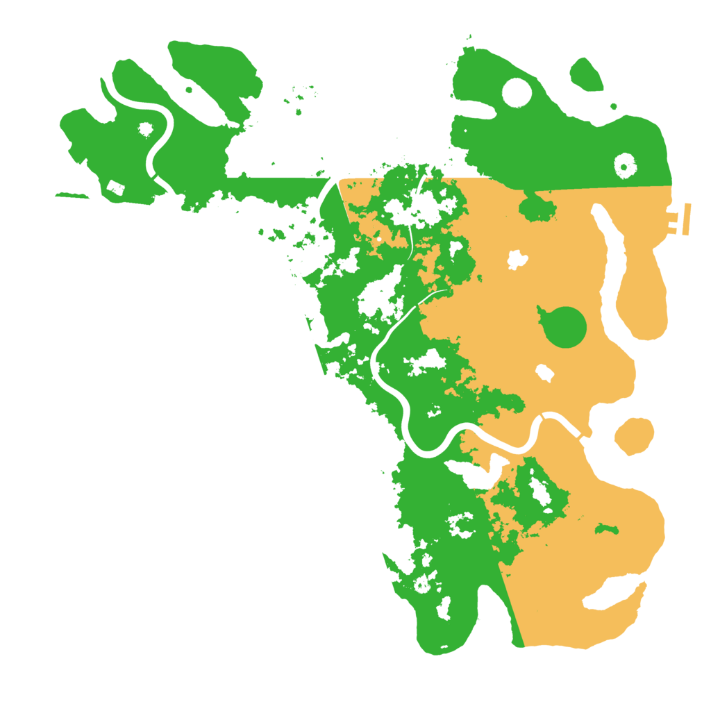 Biome Rust Map: Procedural Map, Size: 4500, Seed: 1800135706
