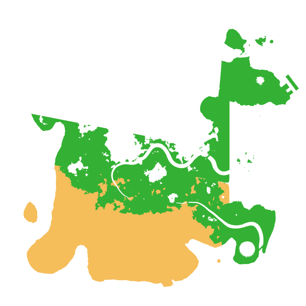 Biome Rust Map: Procedural Map, Size: 3500, Seed: 1927647625