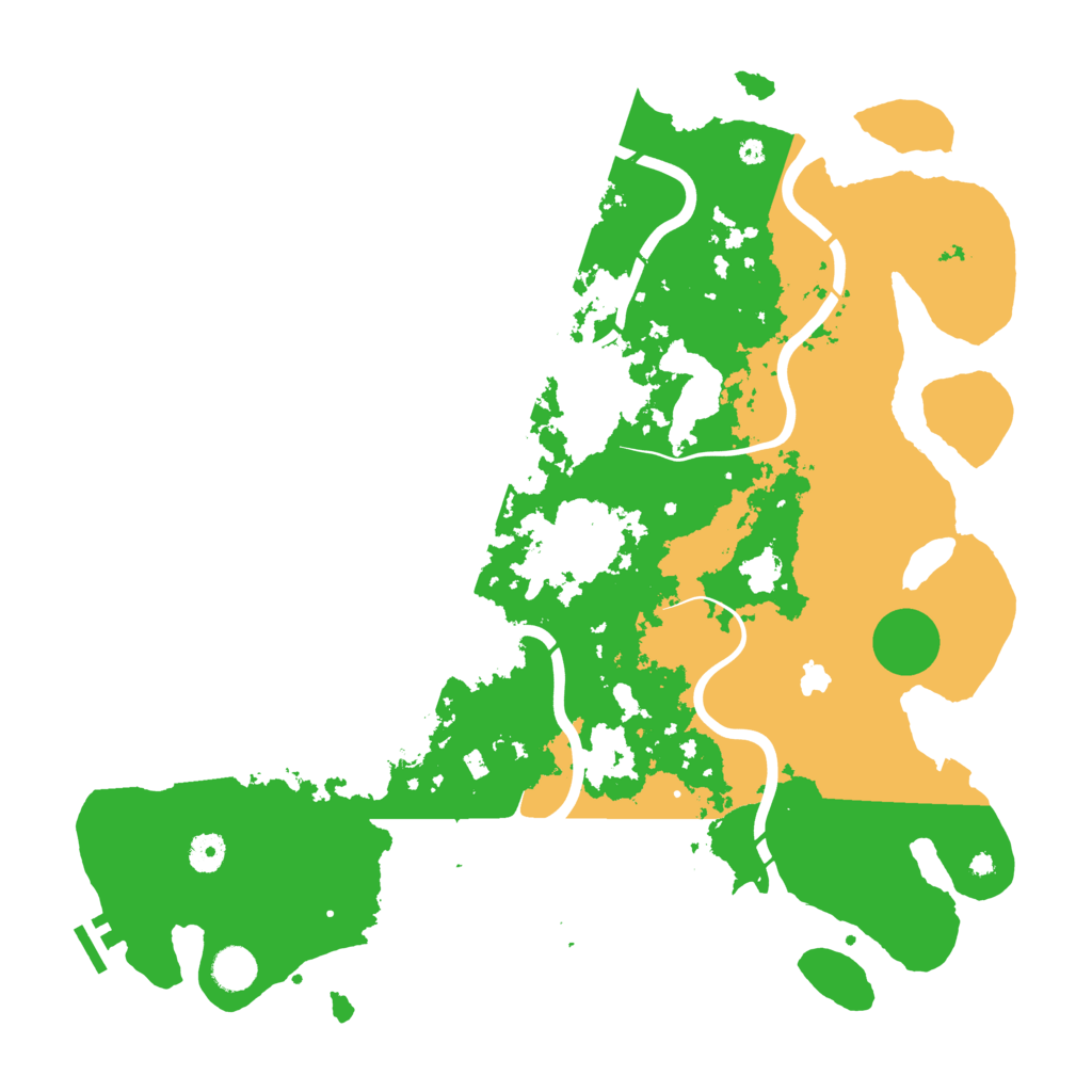 Biome Rust Map: Procedural Map, Size: 4300, Seed: 1762074484