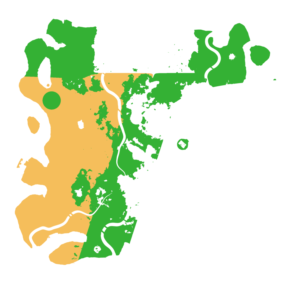 Biome Rust Map: Procedural Map, Size: 4250, Seed: 600193285