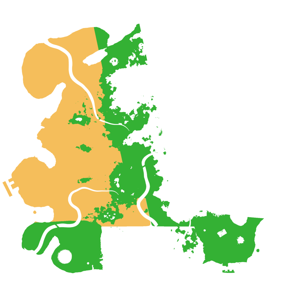 Biome Rust Map: Procedural Map, Size: 3800, Seed: 183730735