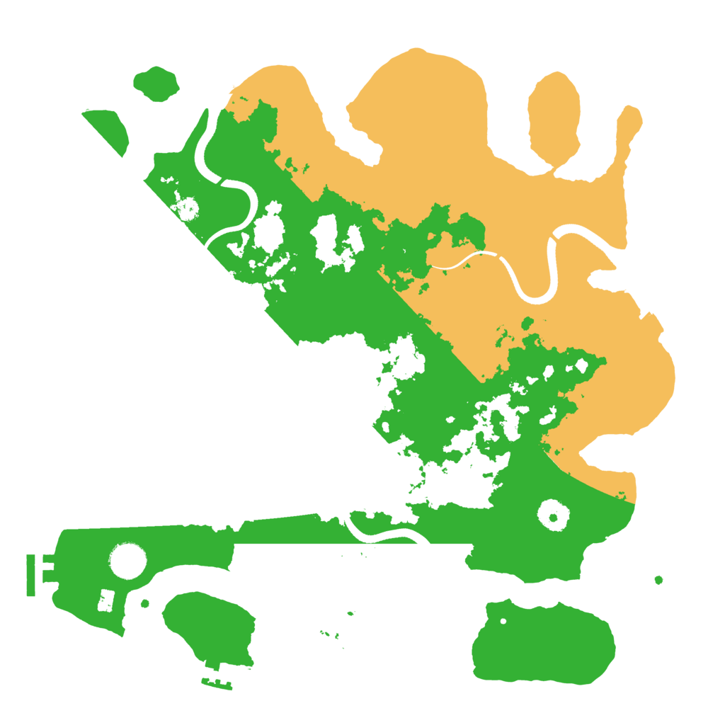 Biome Rust Map: Procedural Map, Size: 3500, Seed: 1200587979