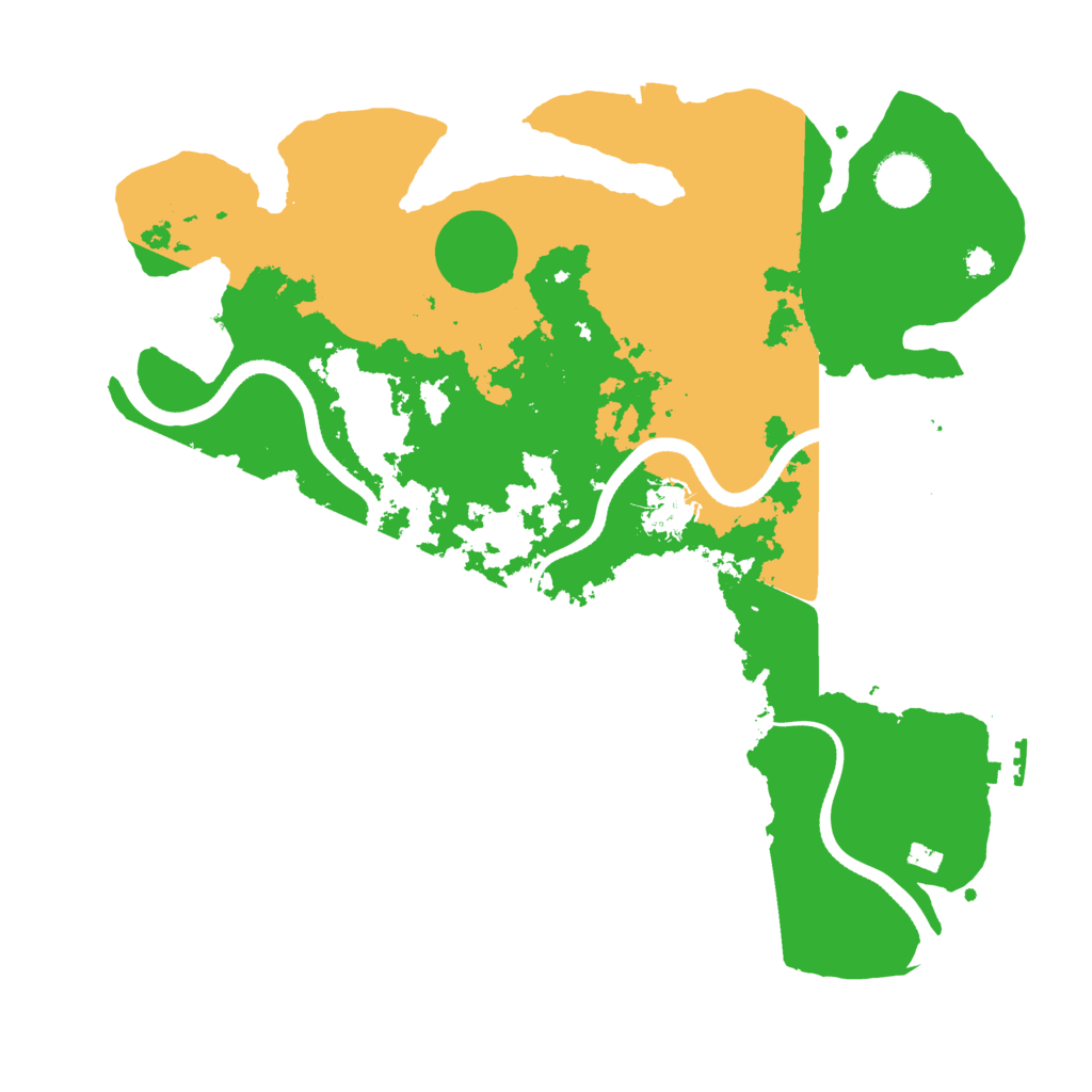 Biome Rust Map: Procedural Map, Size: 3500, Seed: 731567754