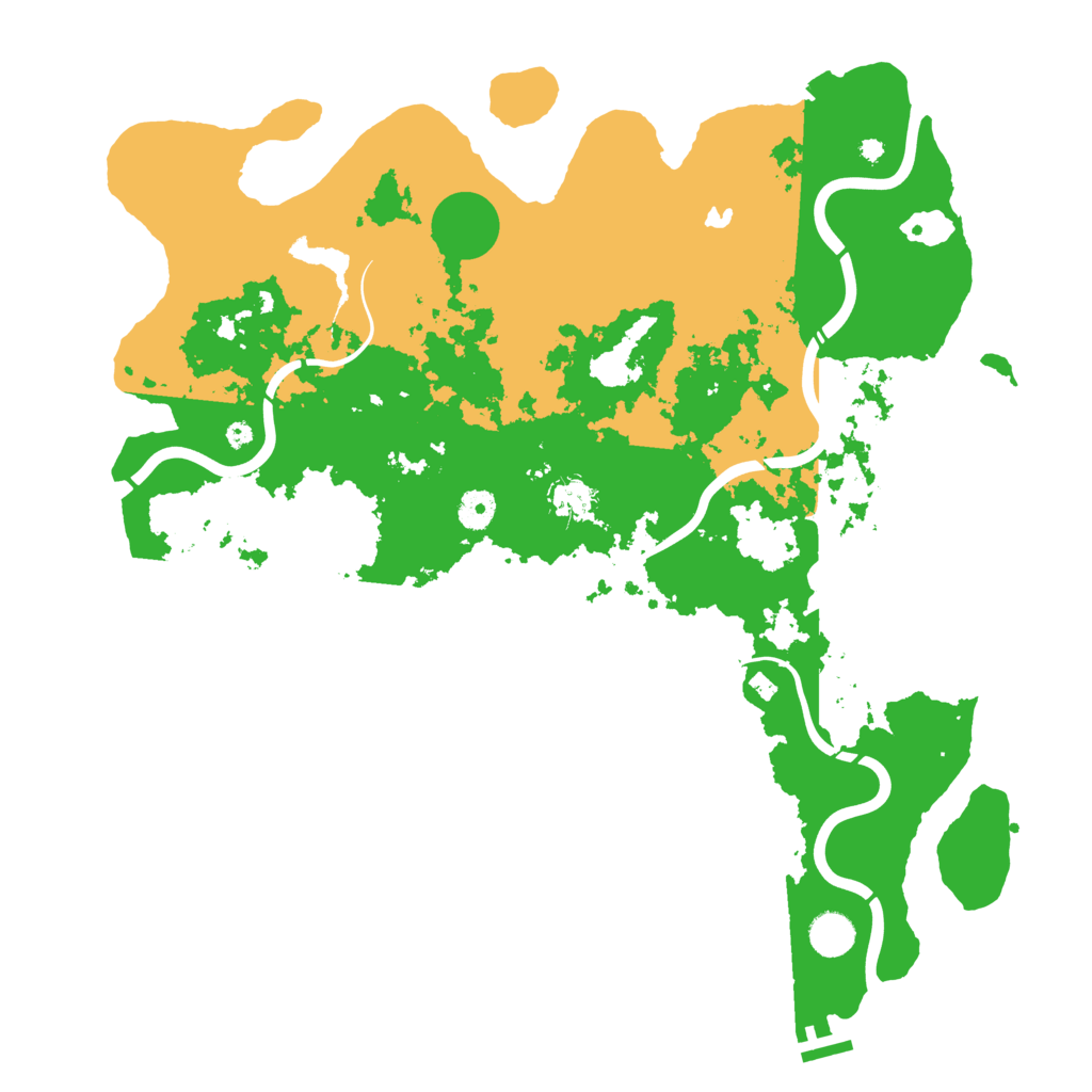 Biome Rust Map: Procedural Map, Size: 4250, Seed: 890806509
