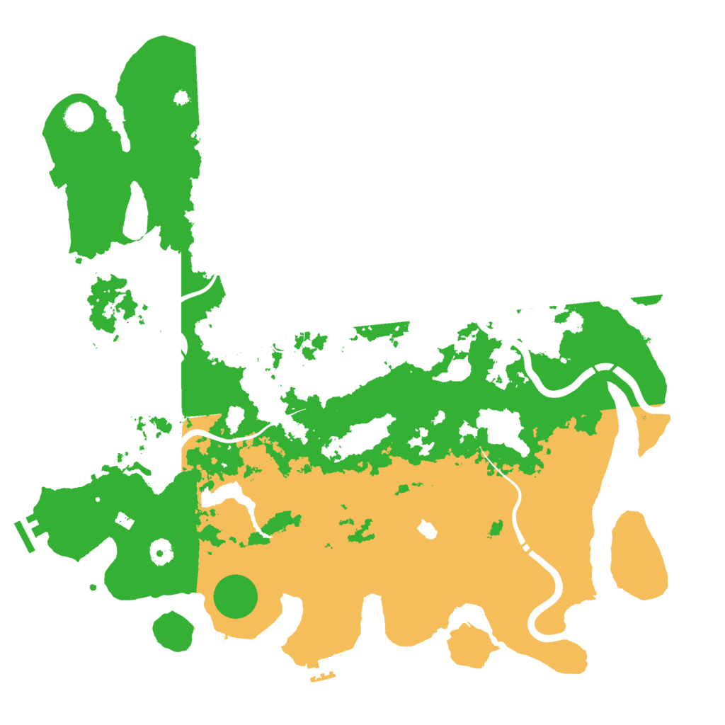 Biome Rust Map: Procedural Map, Size: 4350, Seed: 30042026