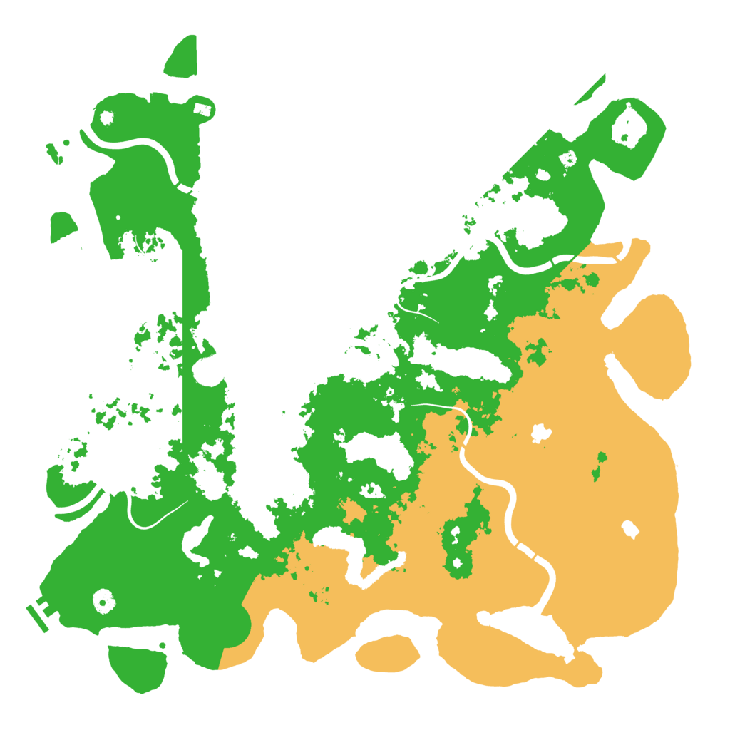 Biome Rust Map: Procedural Map, Size: 4700, Seed: 1126830399