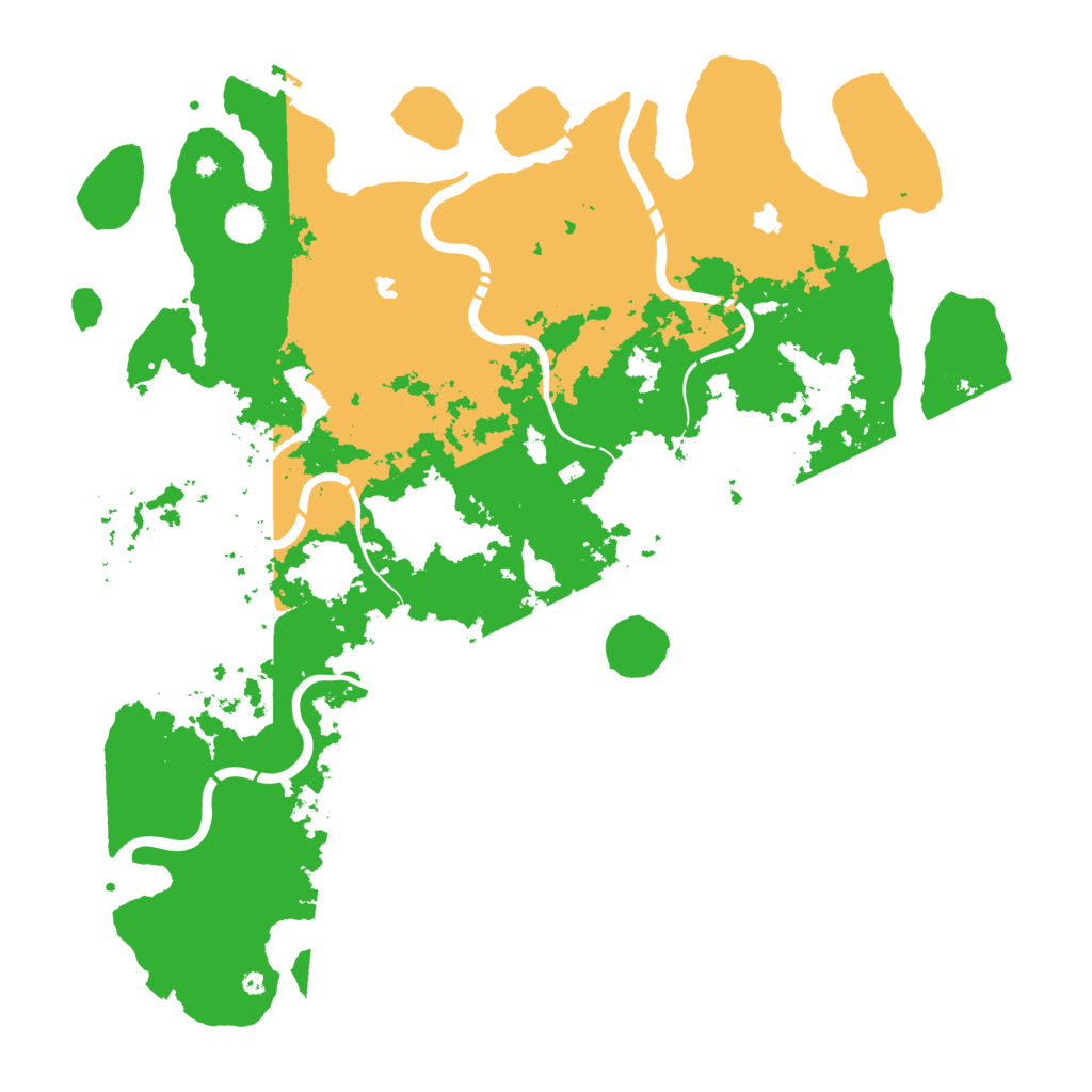 Biome Rust Map: Procedural Map, Size: 4800, Seed: 1207305090