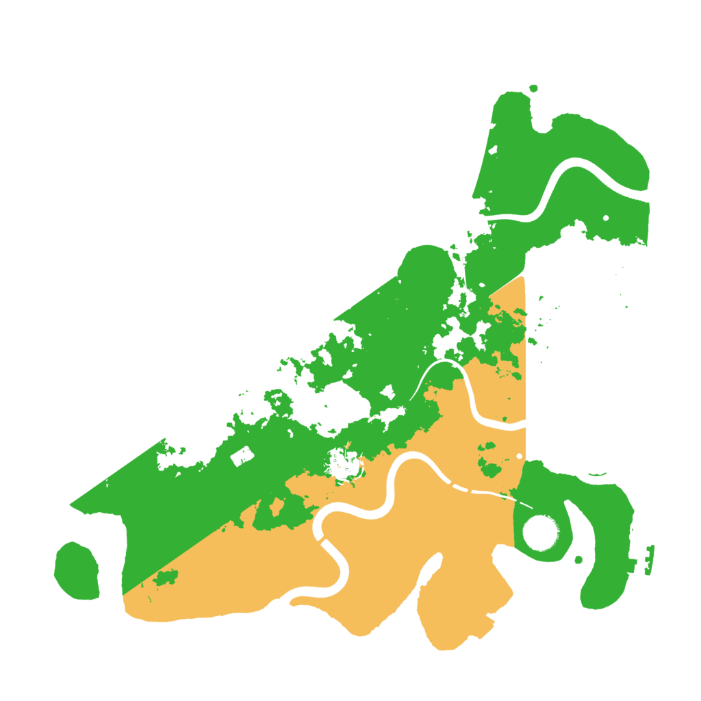 Biome Rust Map: Procedural Map, Size: 3500, Seed: 112339859