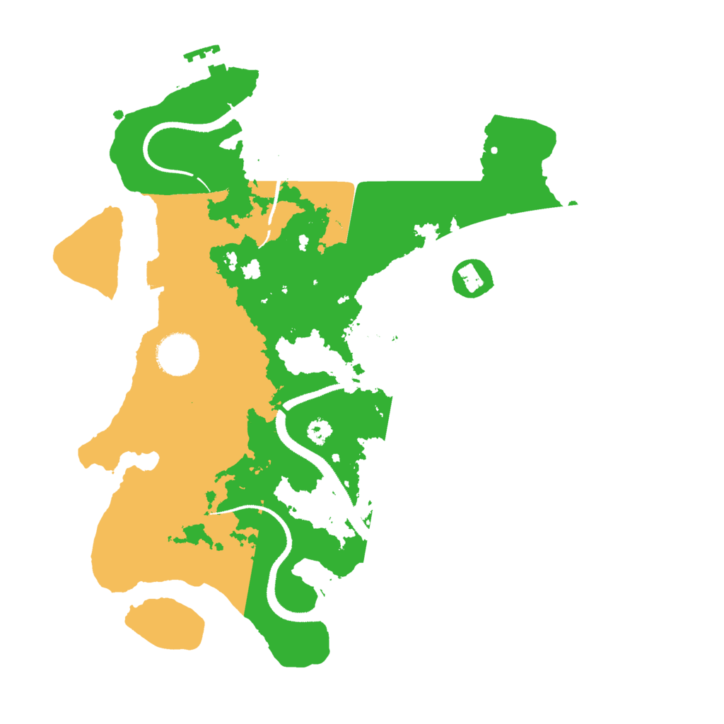 Biome Rust Map: Procedural Map, Size: 3000, Seed: 1604869211
