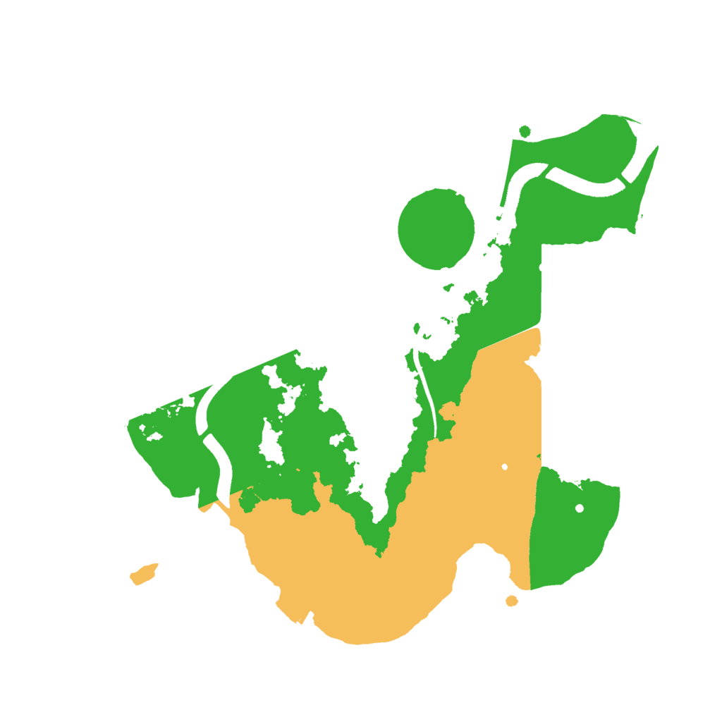 Biome Rust Map: Procedural Map, Size: 2500, Seed: 1112282712