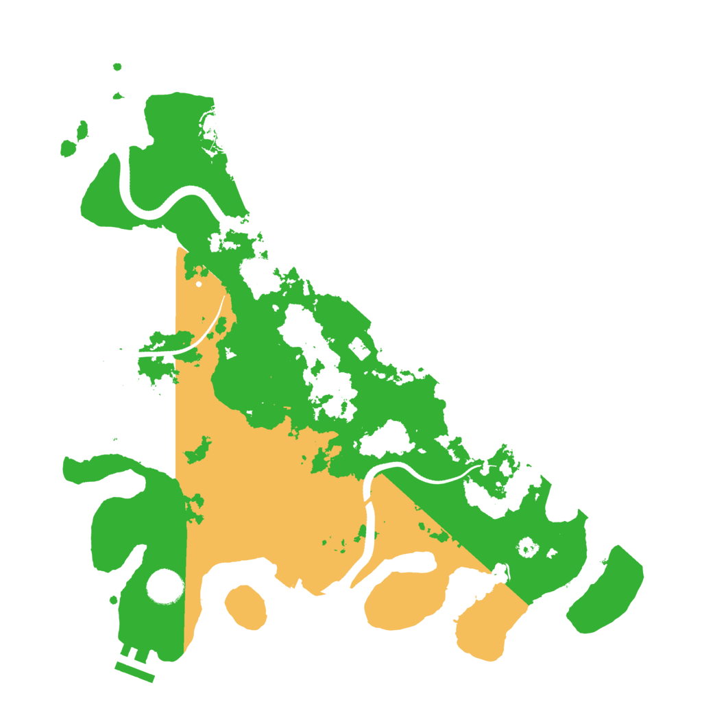 Biome Rust Map: Procedural Map, Size: 3500, Seed: 654891156