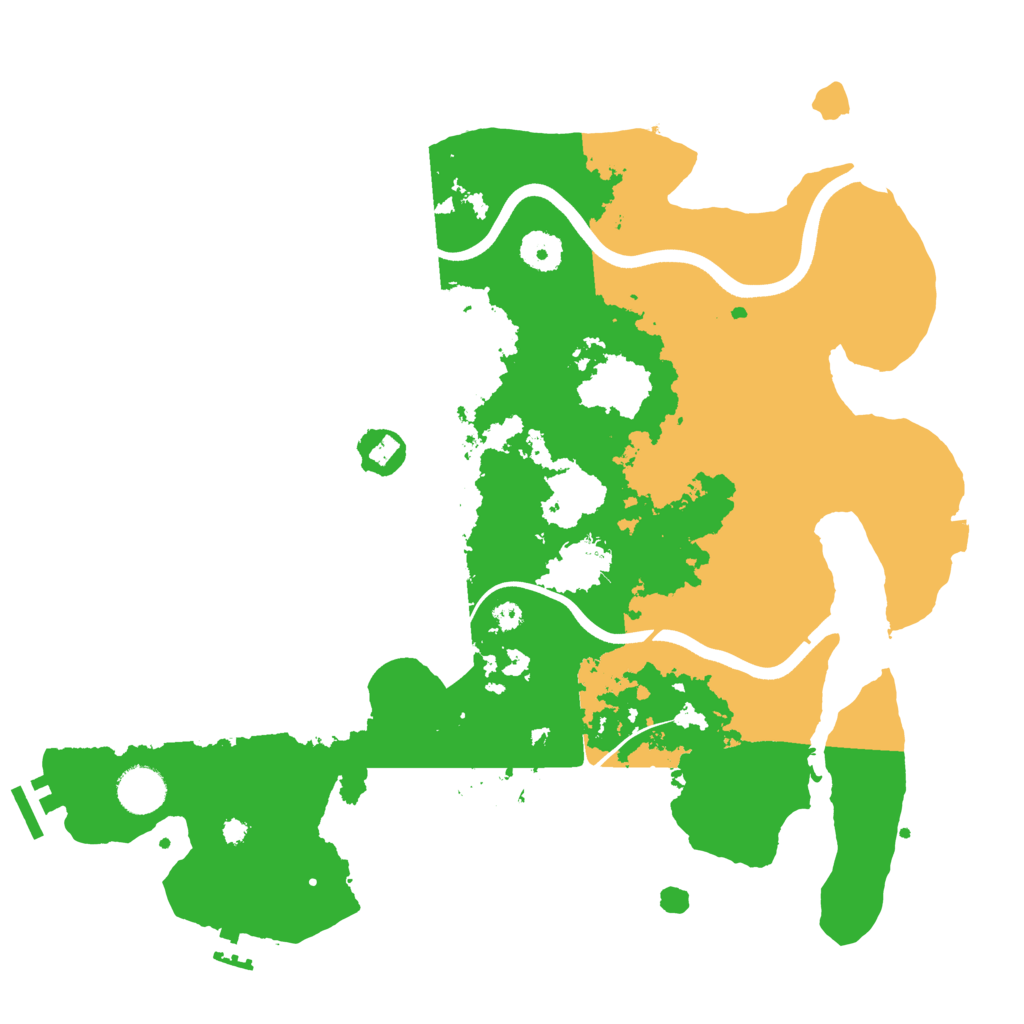Biome Rust Map: Procedural Map, Size: 3750, Seed: 1781808522