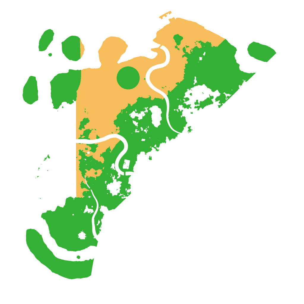 Biome Rust Map: Procedural Map, Size: 3500, Seed: 1528999846