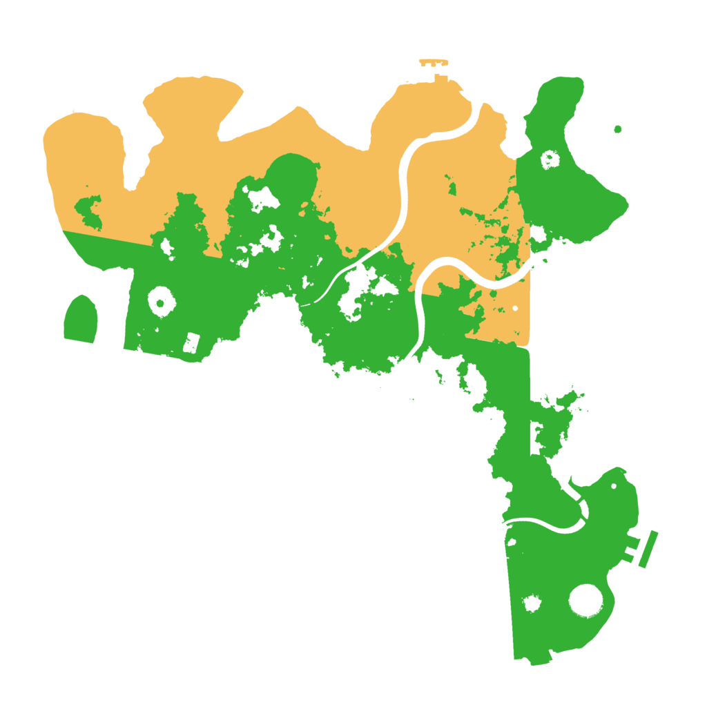 Biome Rust Map: Procedural Map, Size: 3750, Seed: 1828672110
