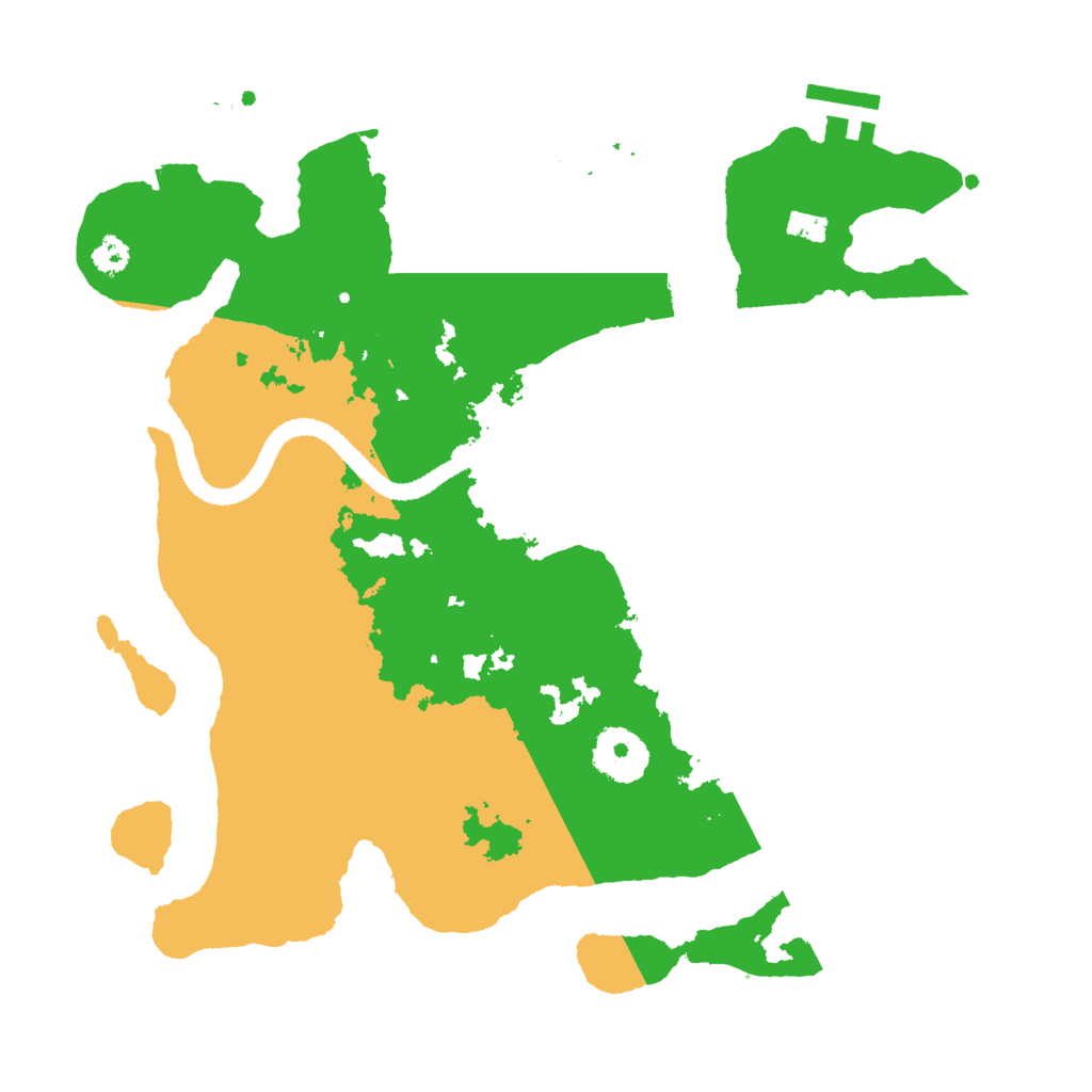 Biome Rust Map: Procedural Map, Size: 3000, Seed: 734772626