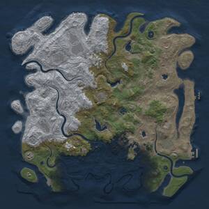 Thumbnail Rust Map: Procedural Map, Size: 4750, Seed: 482694414, 17 Monuments