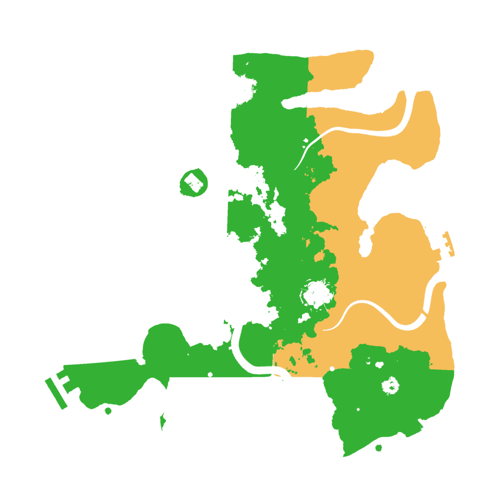 Biome Rust Map: Procedural Map, Size: 3000, Seed: 2009466447