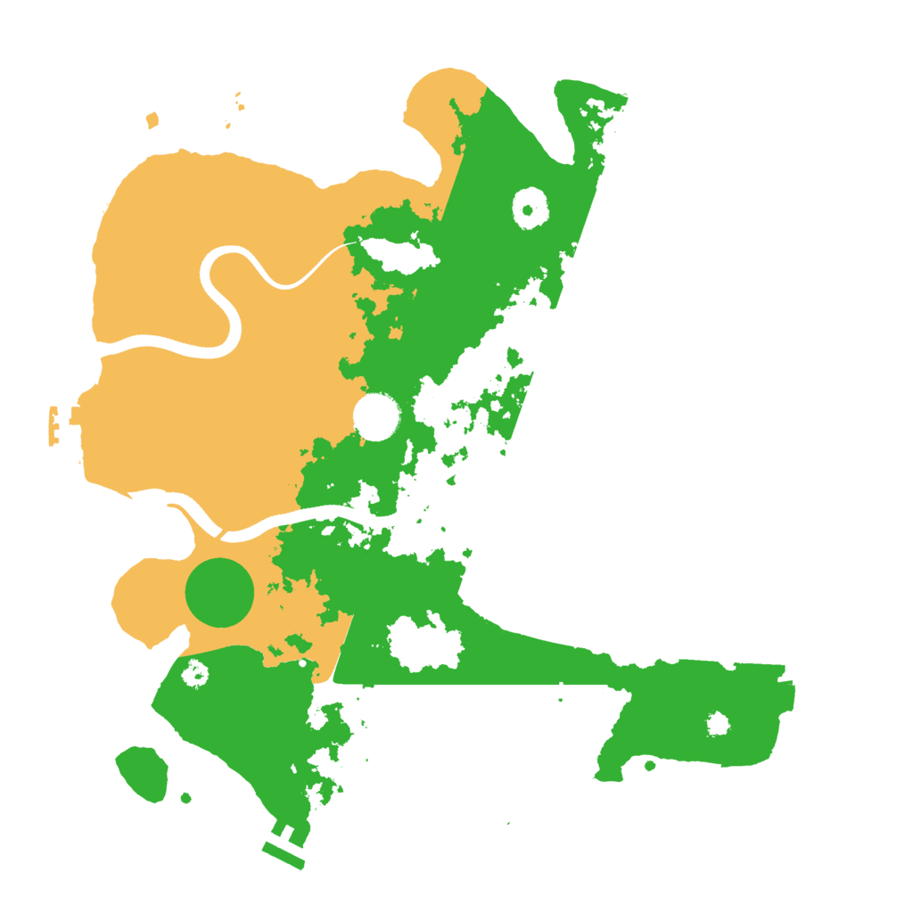 Biome Rust Map: Procedural Map, Size: 3500, Seed: 162740380