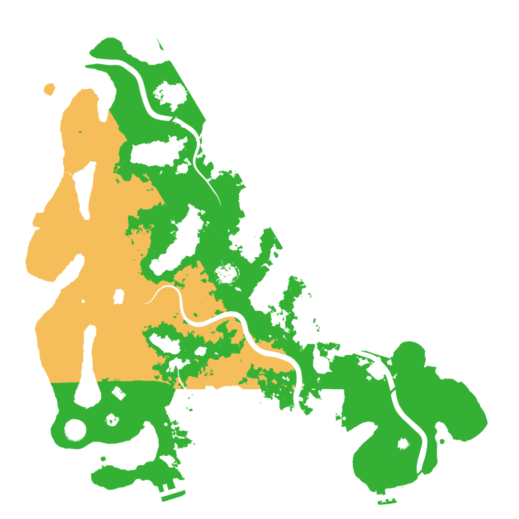 Biome Rust Map: Procedural Map, Size: 4200, Seed: 380989262