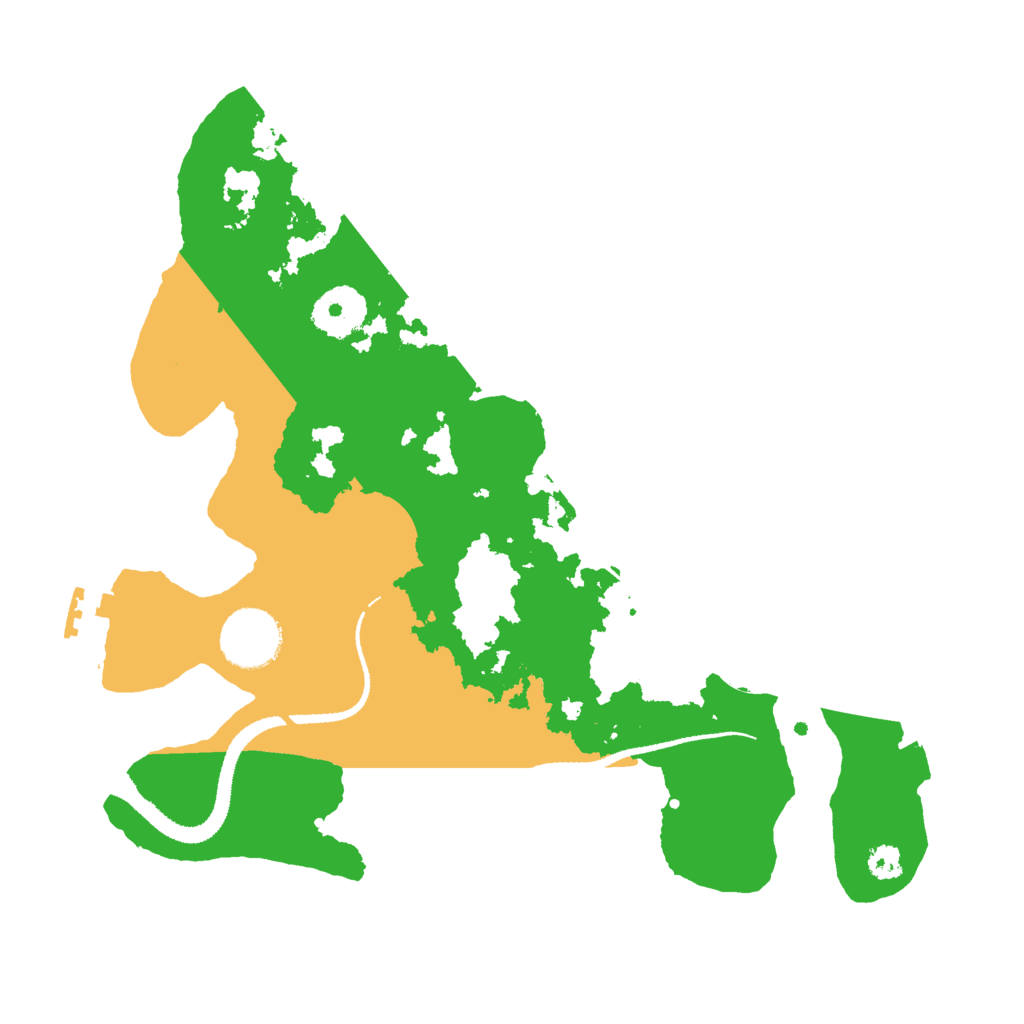Biome Rust Map: Procedural Map, Size: 3000, Seed: 551804071