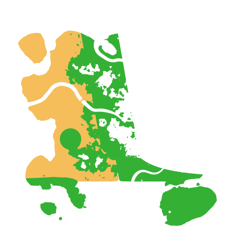 Biome Rust Map: Procedural Map, Size: 3000, Seed: 8128