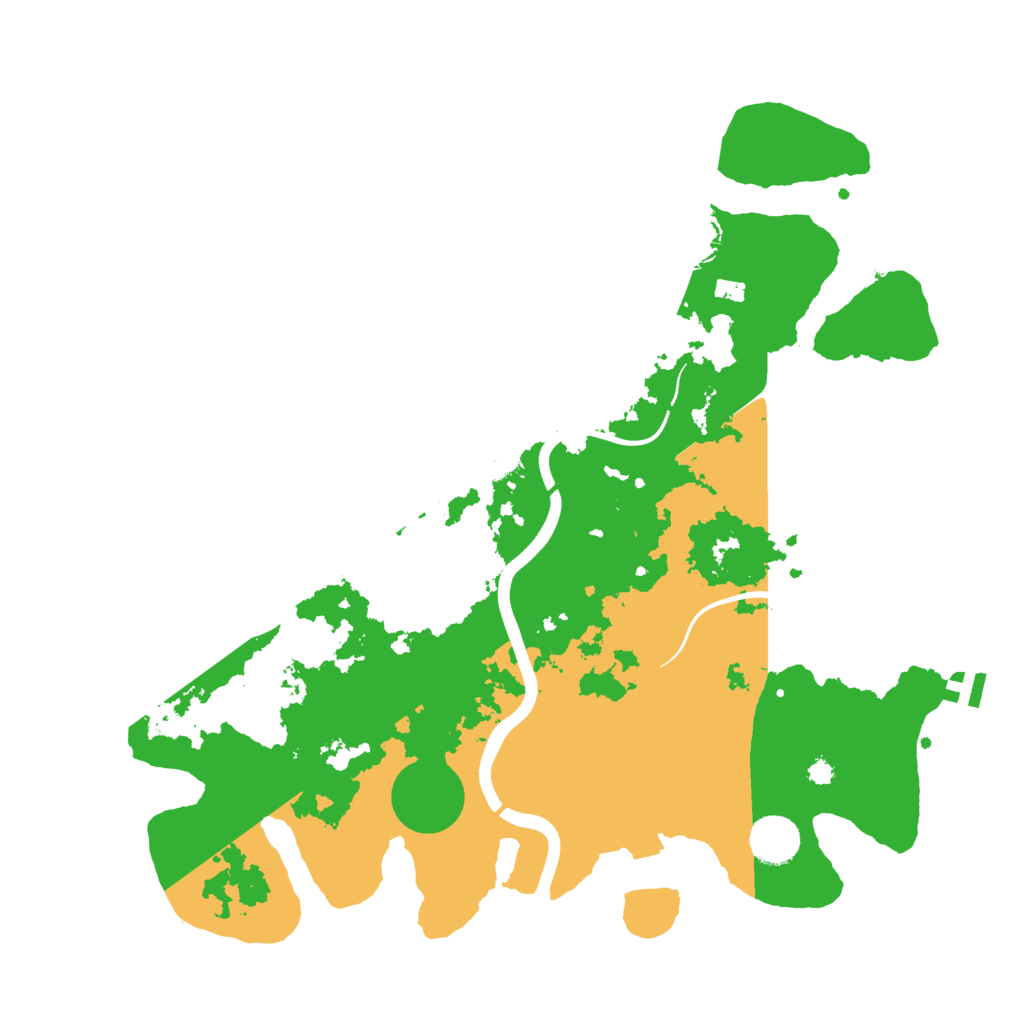 Biome Rust Map: Procedural Map, Size: 3700, Seed: 1712652335
