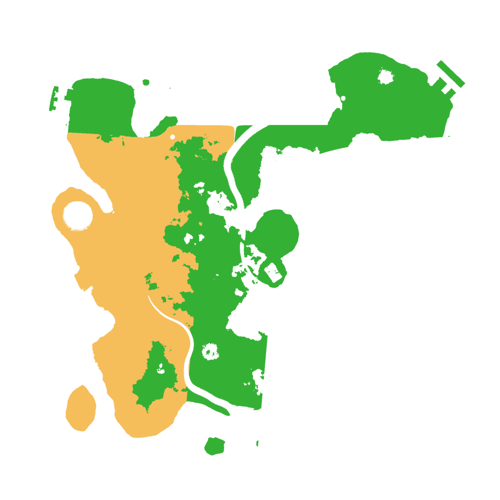 Biome Rust Map: Procedural Map, Size: 3000, Seed: 272911914