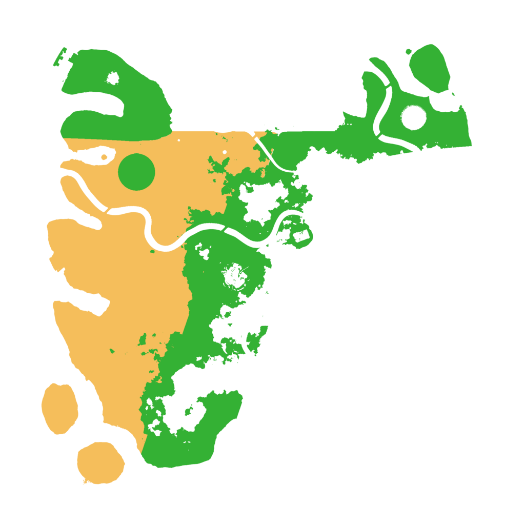 Biome Rust Map: Procedural Map, Size: 3750, Seed: 463575255