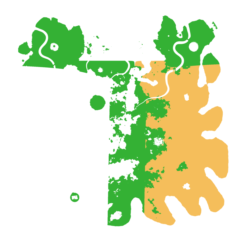 Biome Rust Map: Procedural Map, Size: 4500, Seed: 526687692