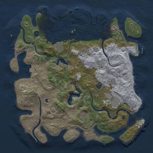 Thumbnail Rust Map: Procedural Map, Size: 4250, Seed: 1541825342, 15 Monuments