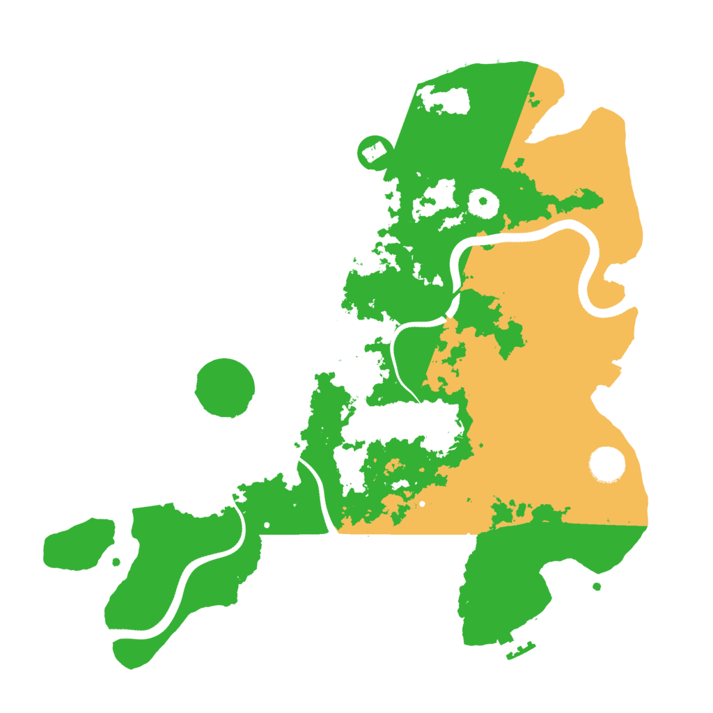 Biome Rust Map: Procedural Map, Size: 3500, Seed: 731750303
