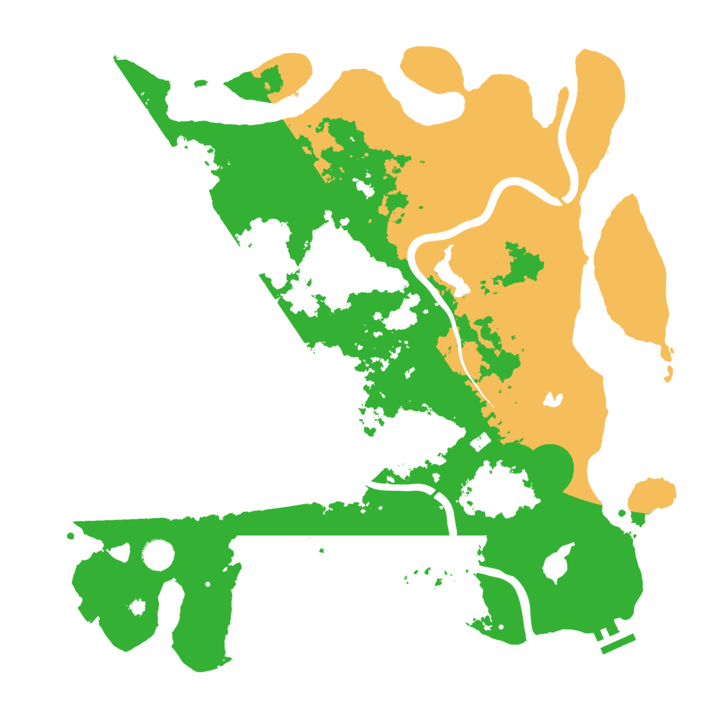 Biome Rust Map: Procedural Map, Size: 4000, Seed: 822722419